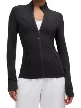 Lululemon Define Jacket Nulu Women’s US8 Black Full Zip Fitted Athletic Jacket